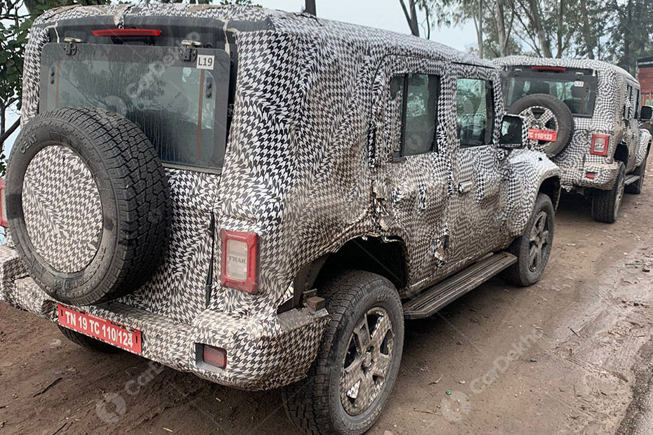 5 door Mahindra Thar rear