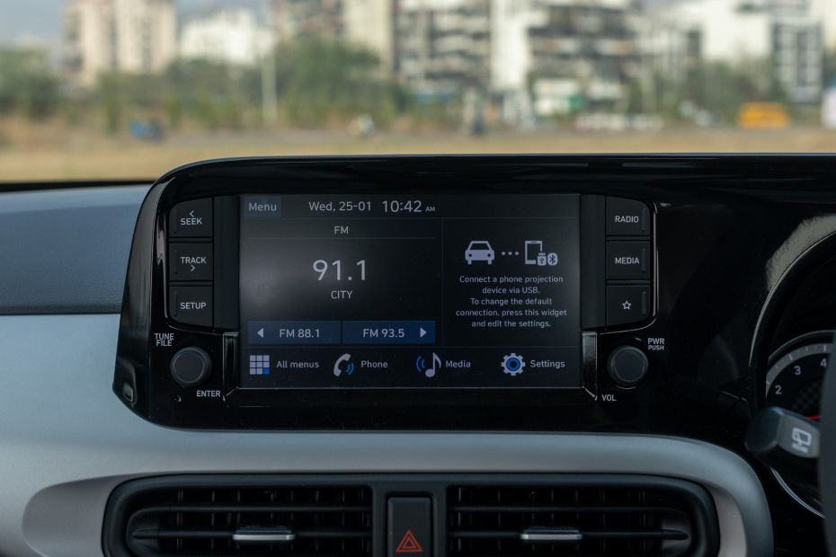 New Hyundai Grand i10 Nios touchscreen