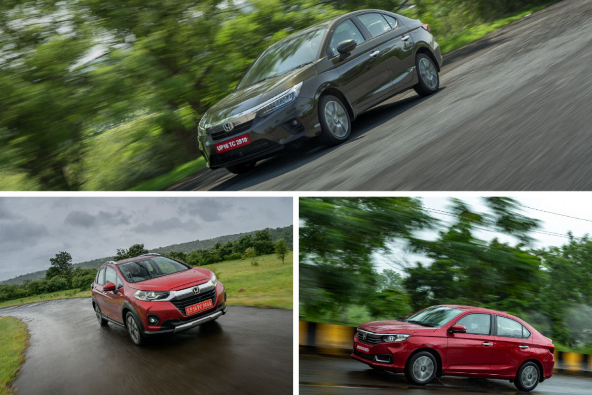 Honda City, WR-V and Amaze