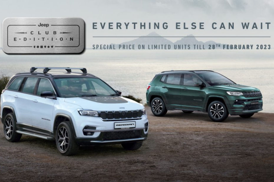 Jeep Meridian and Compass Club Edition