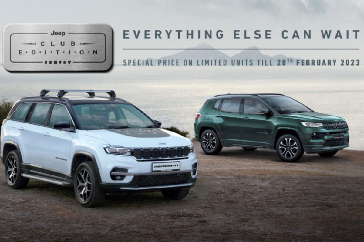 Jeep Meridian and Compass Club Edition
