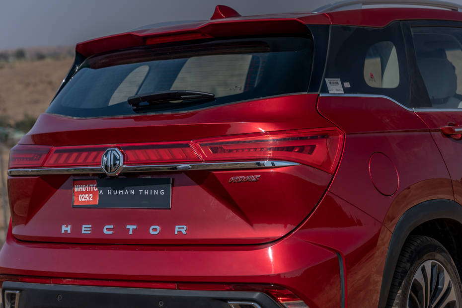 2023 MG Hector rear closeup