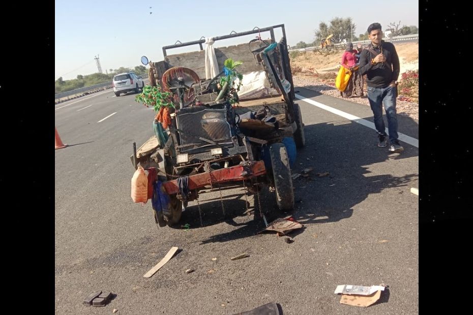 Delhi-Dausa Expressway accident Delhi-Dausa Expressway accident