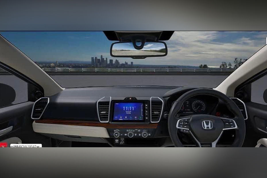 Honda City facelift cabin