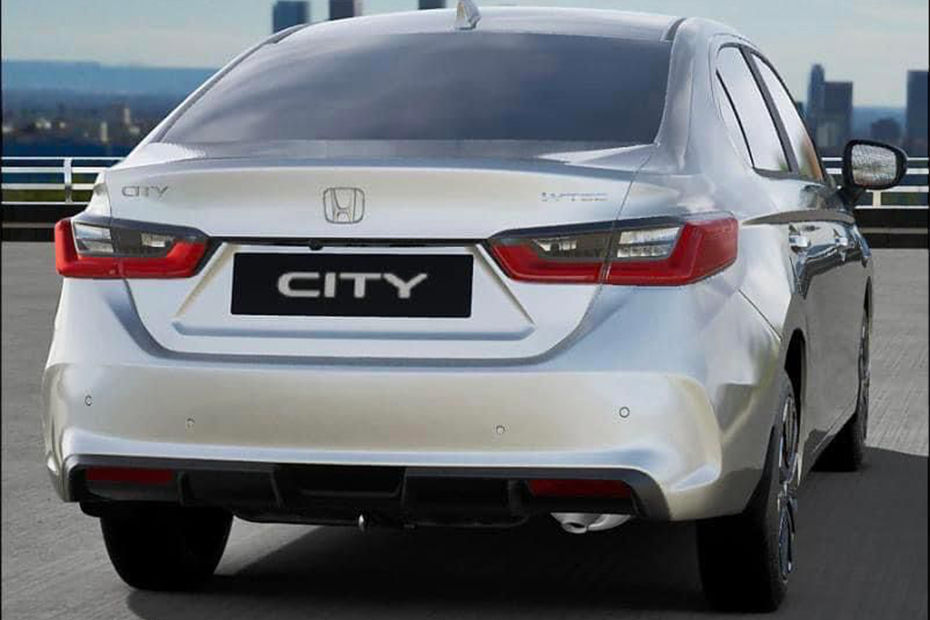 Honda City facelift rear