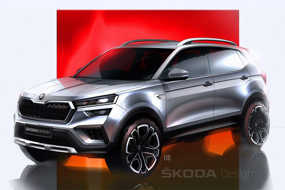 Skoda Kushaq Sketch