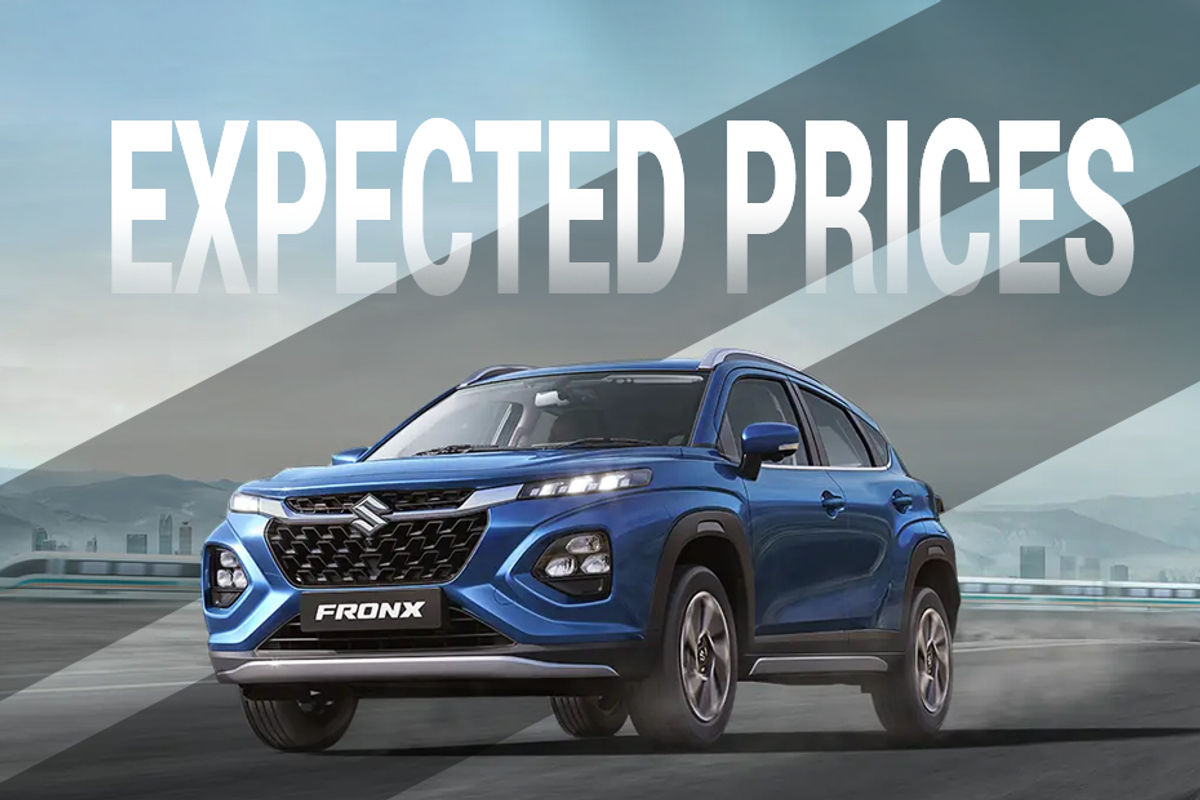 Maruti Fronx expected prices Maruti Fronx expected prices