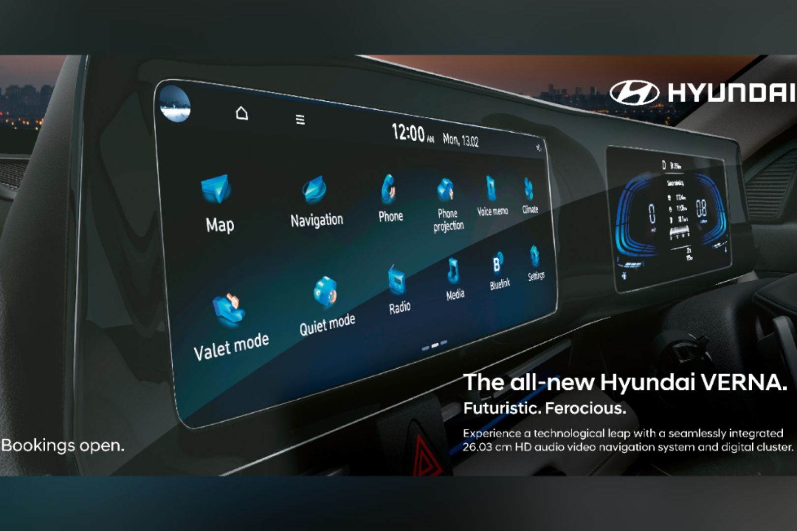 New-gen Verna infotainment