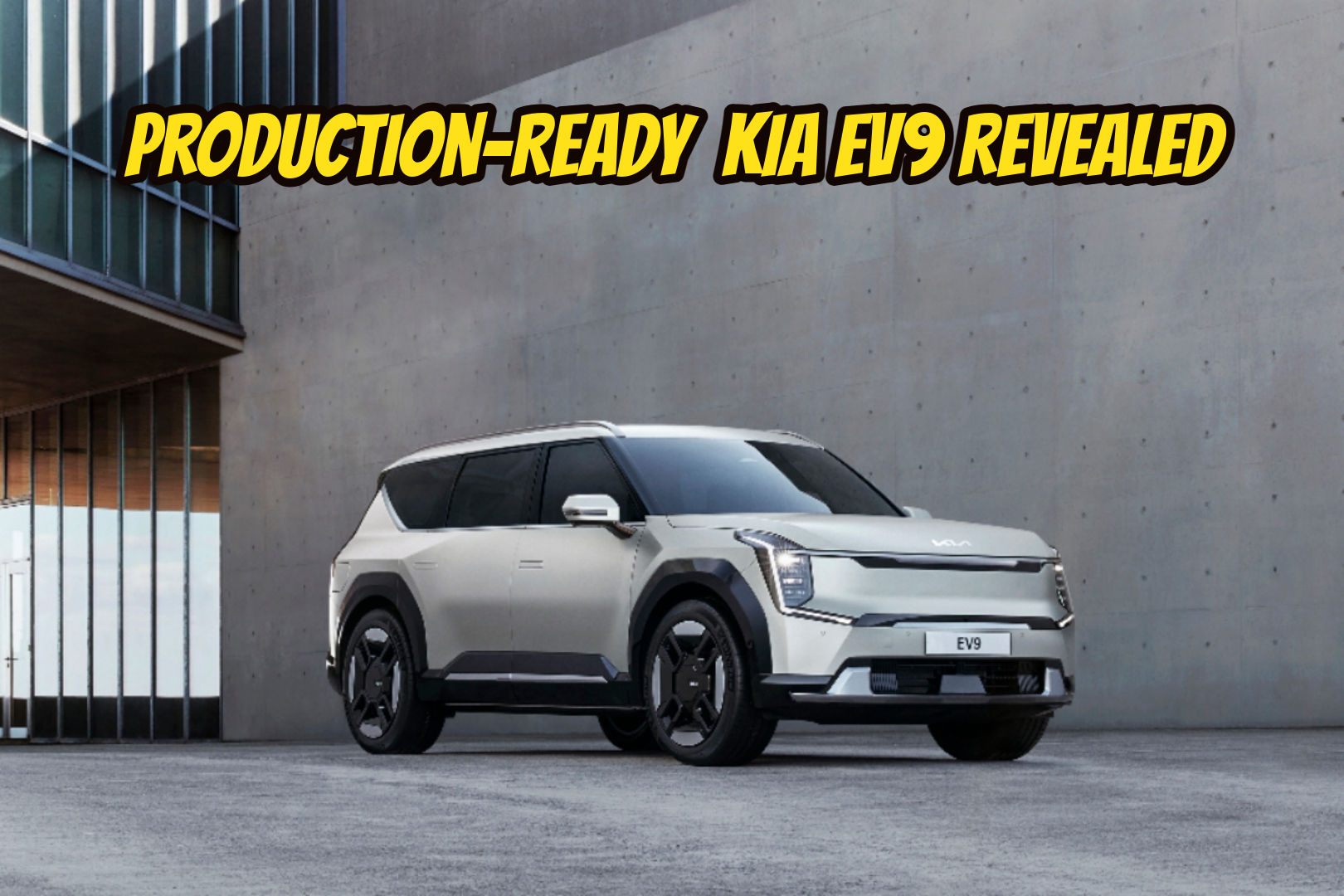 Production-ready Kia EV9 revealed