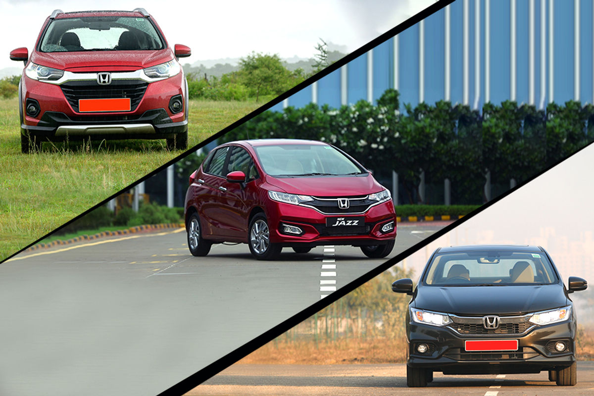 Honda WR-V, Jazz and fourth-gen City Honda WR-V, Jazz and fourth-gen City