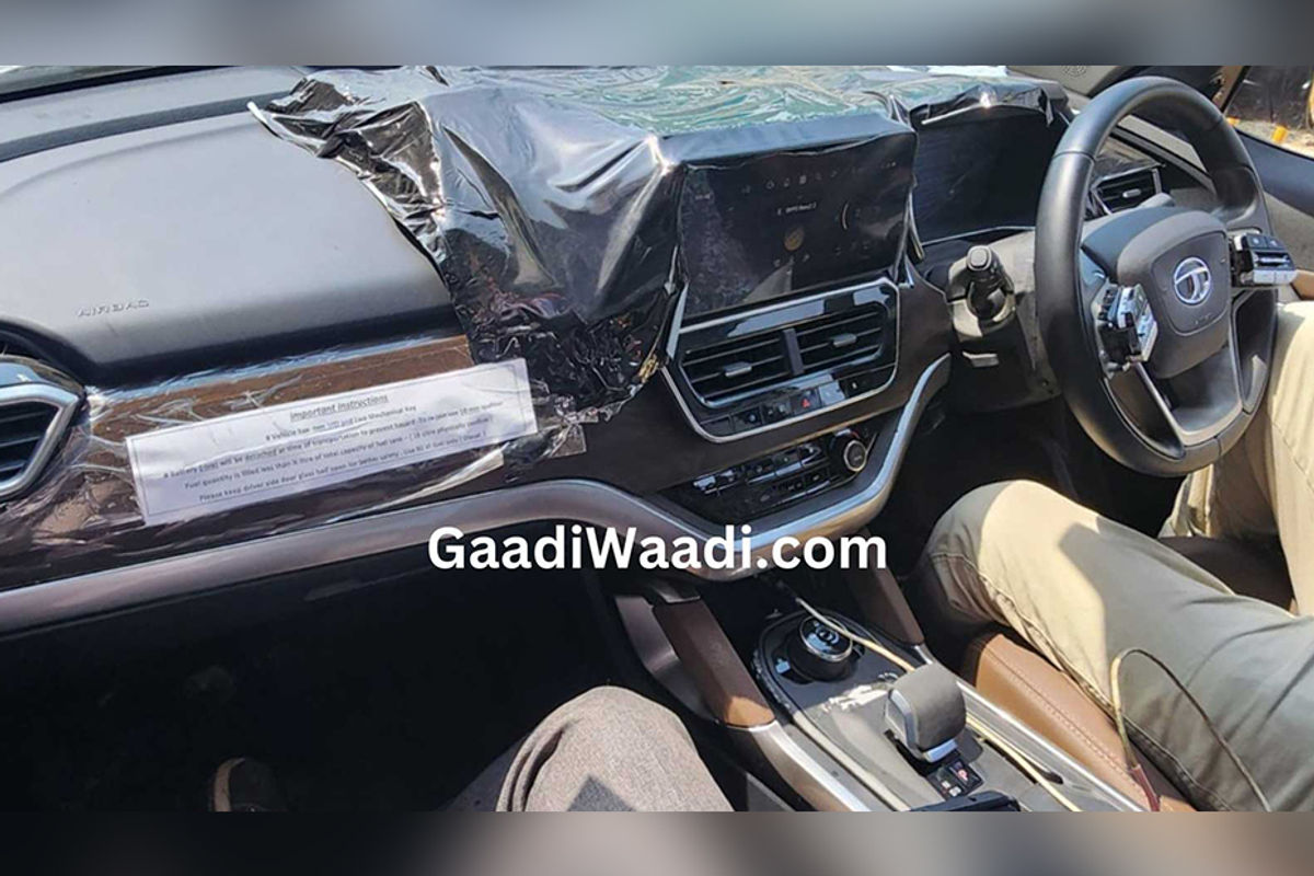 2024 Tata Harrier cabin spied