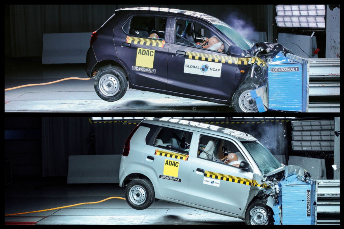 2023 Maruti Alto K10 and Wagon R crash tested
