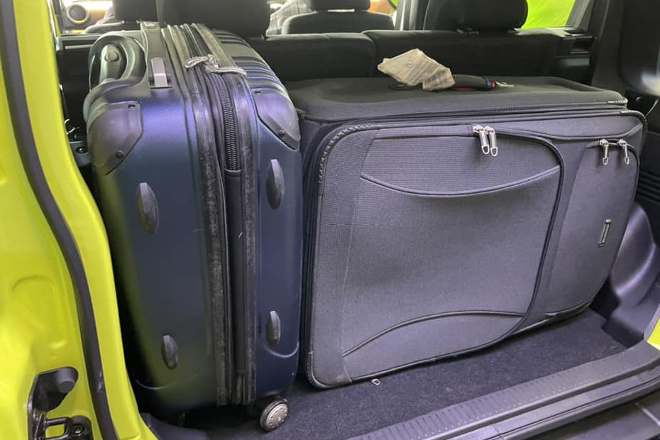 Maruti Jimny boot space Maruti Jimny boot space