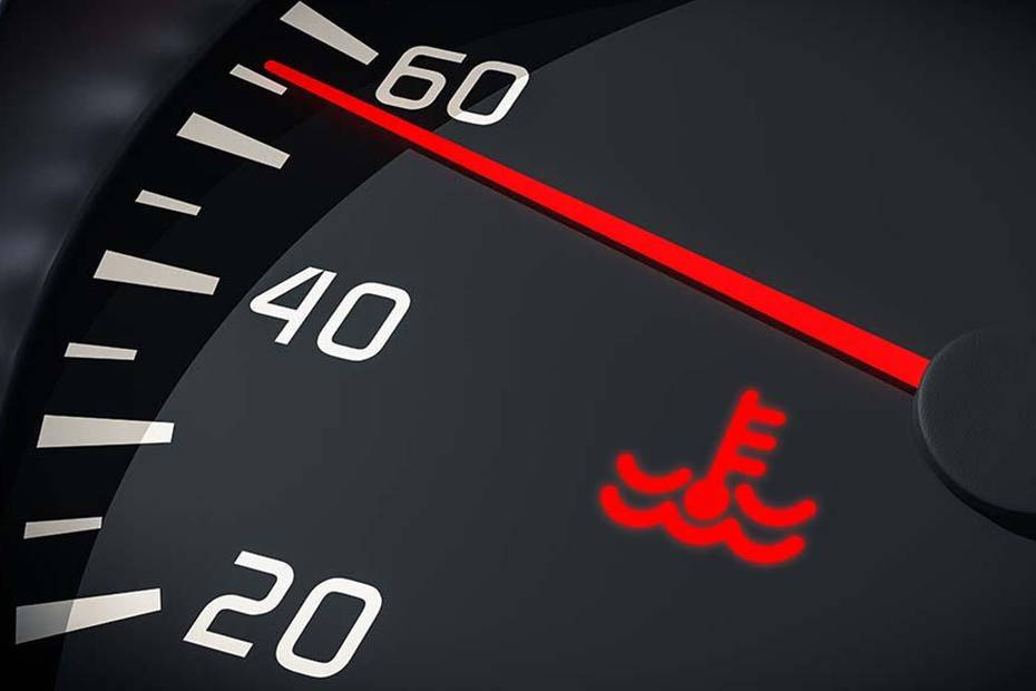 Engine overheating warning