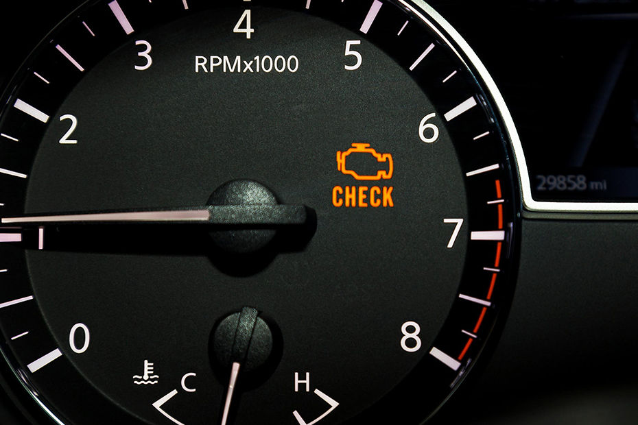 Engine warning light