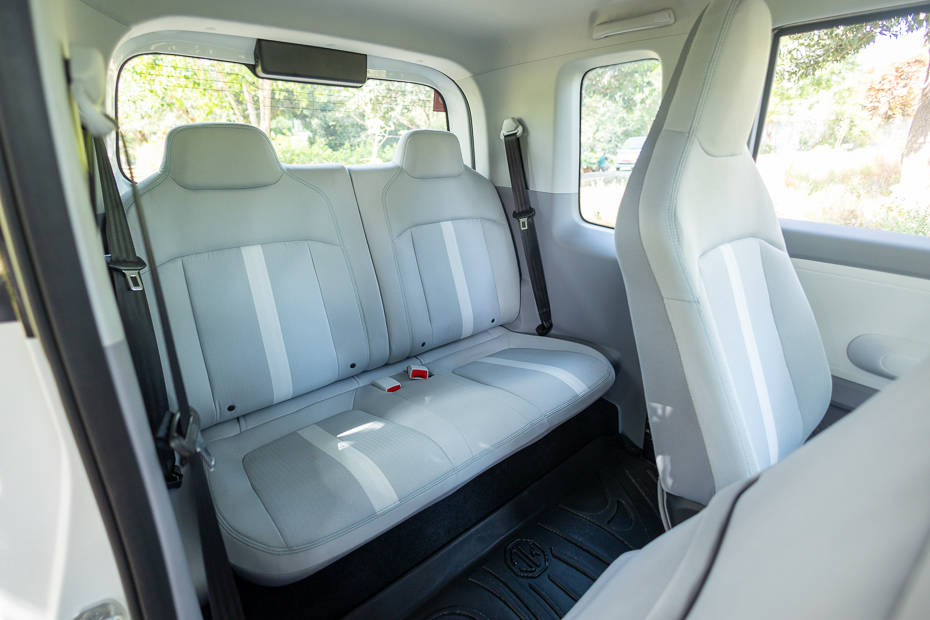 MG Comet EV Rear Seats