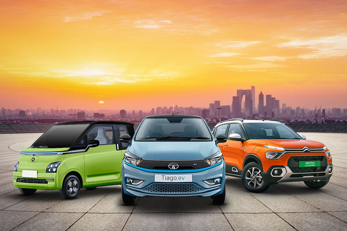 MG Comet EV, Tata Tiago EV and Citroen eC3