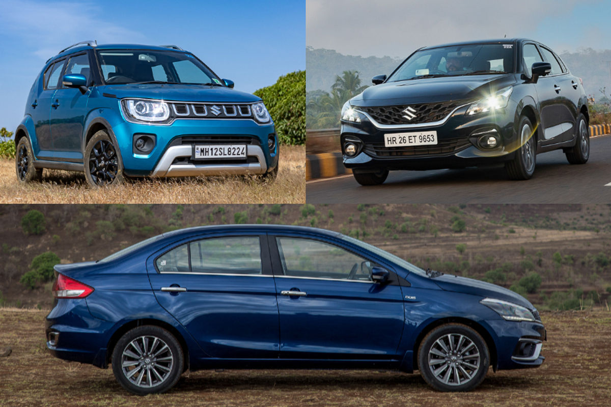 Maruti Baleno, Ignis and Ciaz