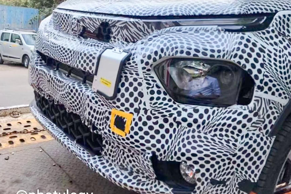 Tata Punch EV spied Tata Punch EV spied