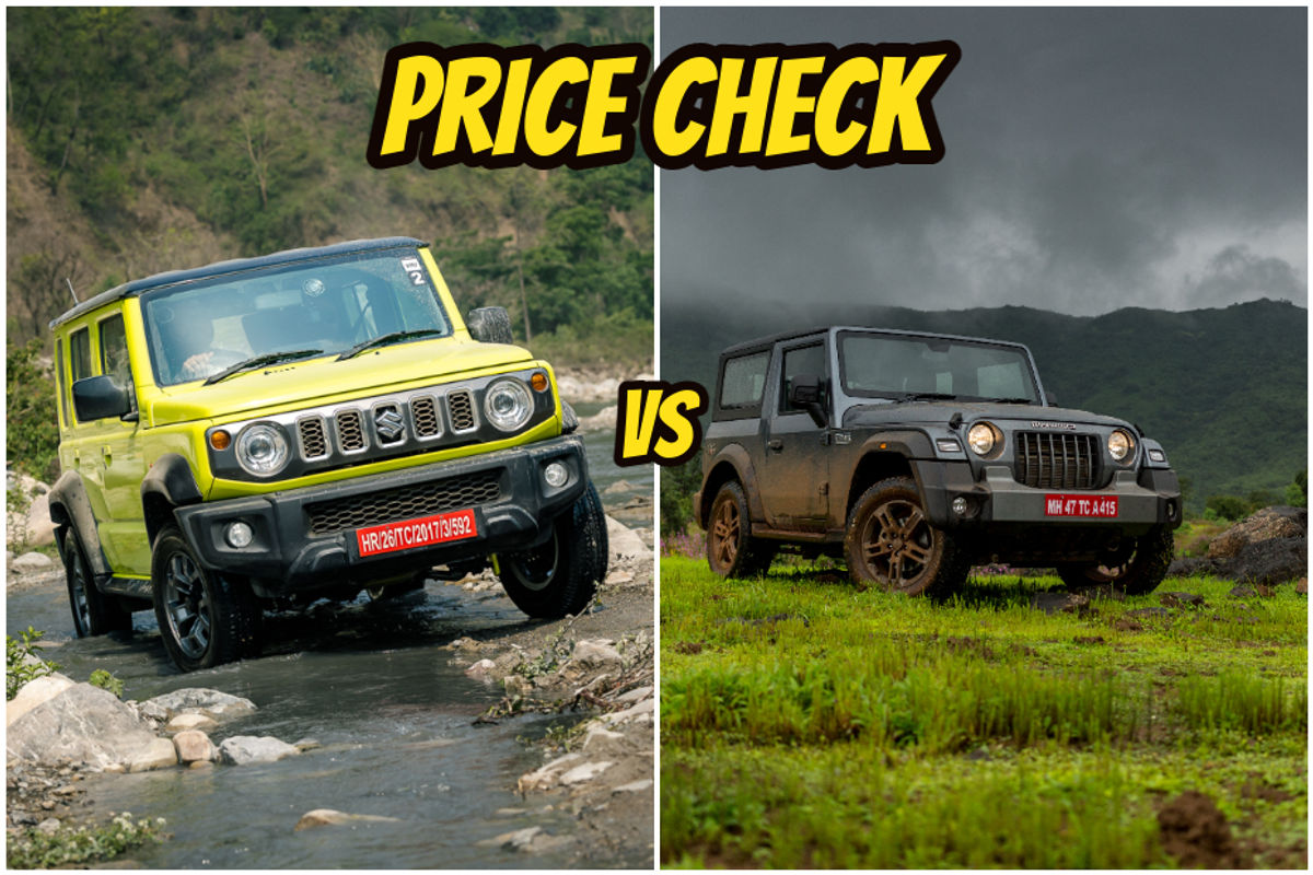Maruti Jimny Vs Mahindra Thar - Price Check