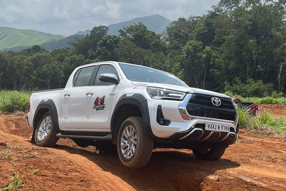 Toyota Hilux off-roading