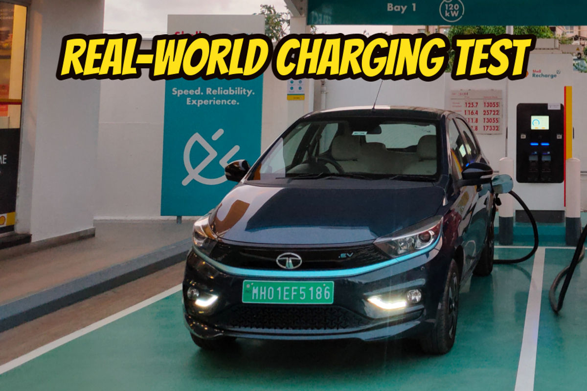 Tata Tiago EV Real World Charging Test Tata Tiago EV Real World Charging Test