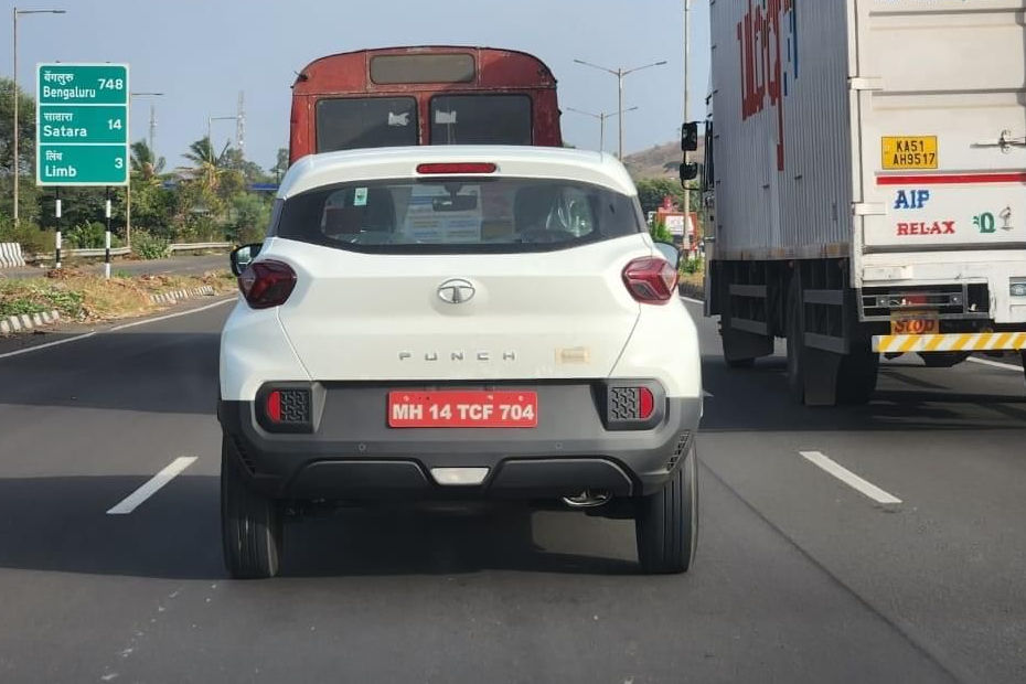 Tata Punch CNG spied
