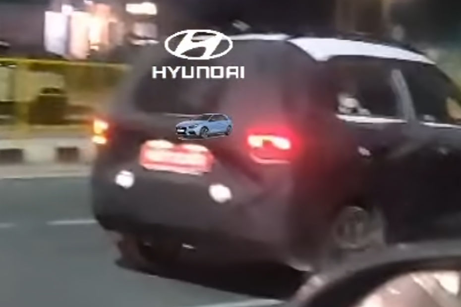 Hyundai Exter Rear Spied