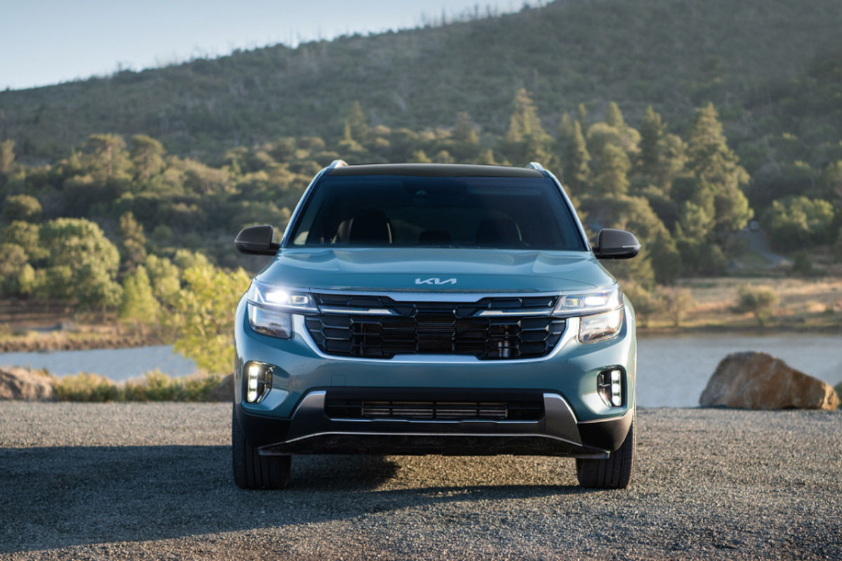 Facelifted Kia Seltos Front