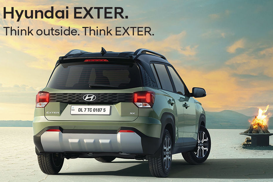 Hyundai Exter rear Hyundai Exter rear