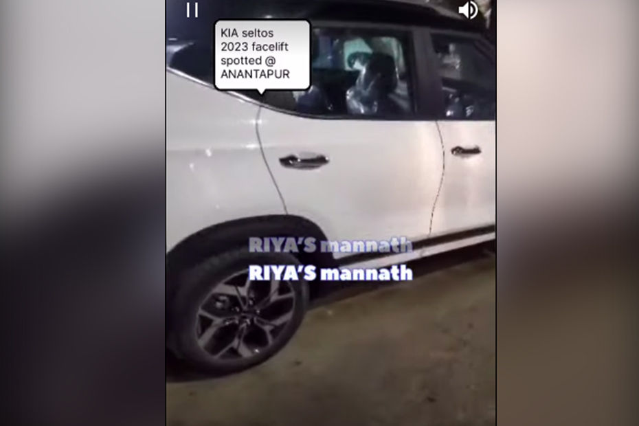 Kia Seltos facelift alloy wheel design spied Kia Seltos facelift alloy wheel design spied