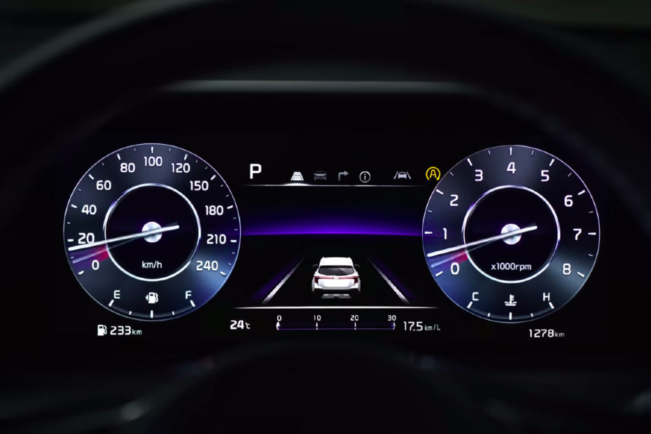 2023 Kia Seltos digital driver display teased