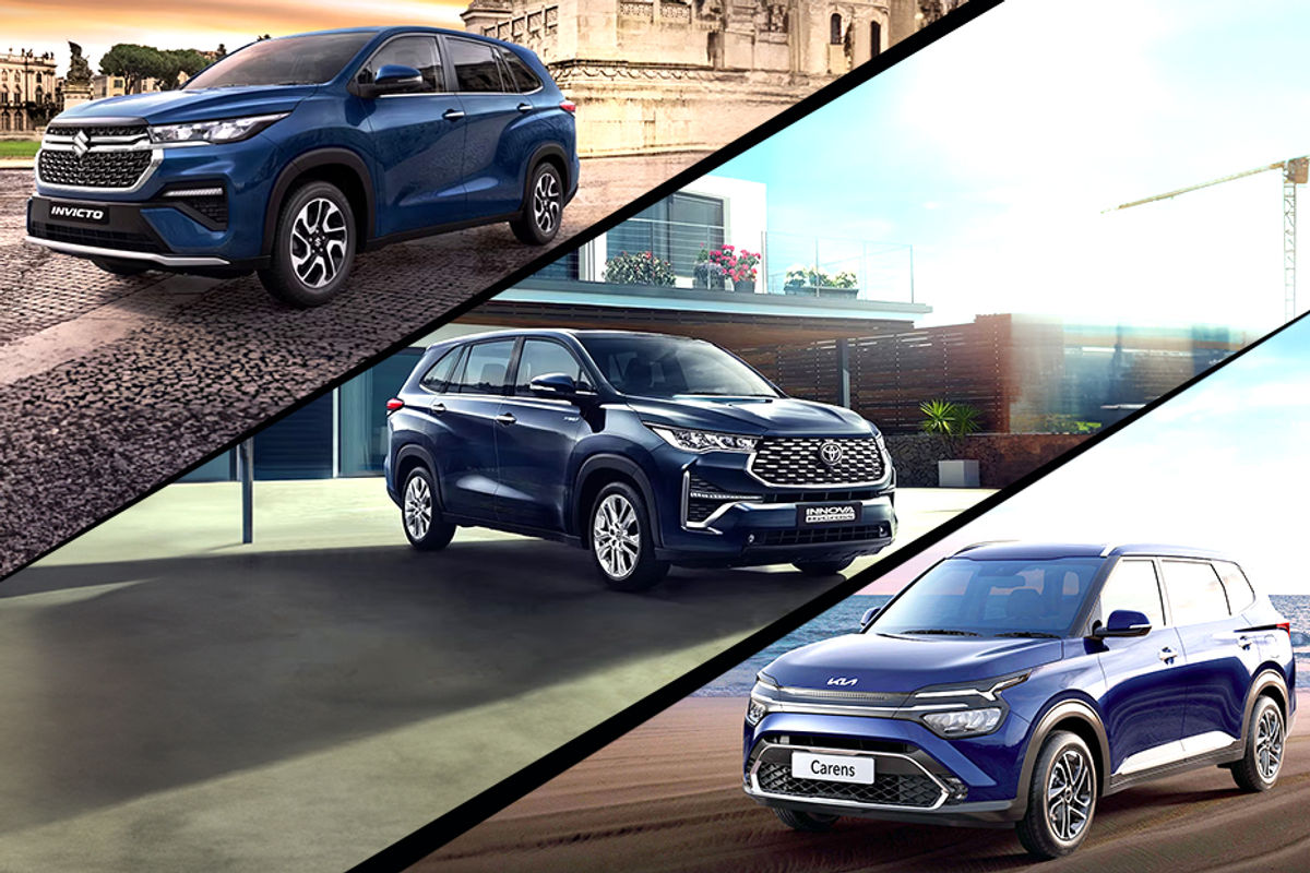 Maruti Invicto vs Toyota Innova Hycross vs Kia Carens Maruti Invicto vs Toyota Innova Hycross vs Kia Carens