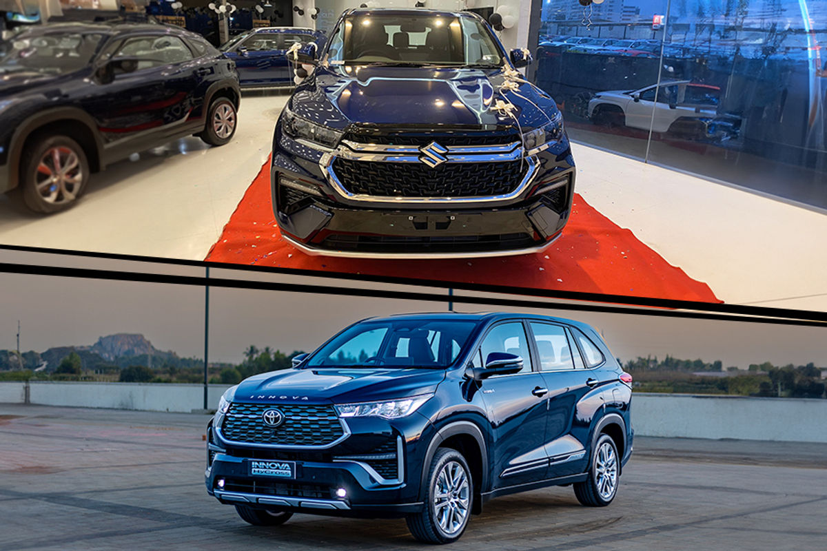 Maruti Invicto and Toyota Innova Hycross Maruti Invicto and Toyota Innova Hycross