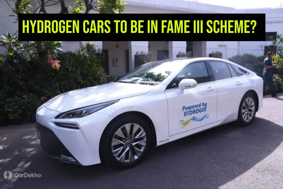 Hydrogen car FAME III scheme