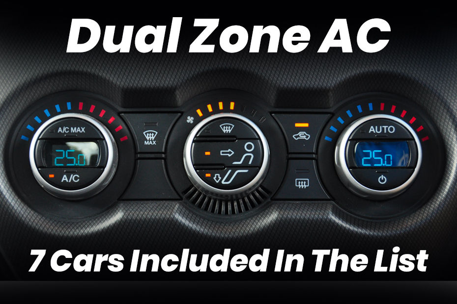 Cars with dual-zone climate control