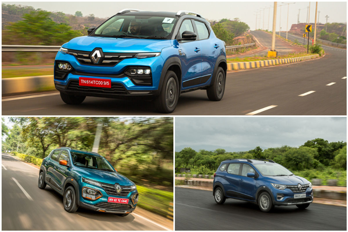 Renault Kwid, Triber and Kiger