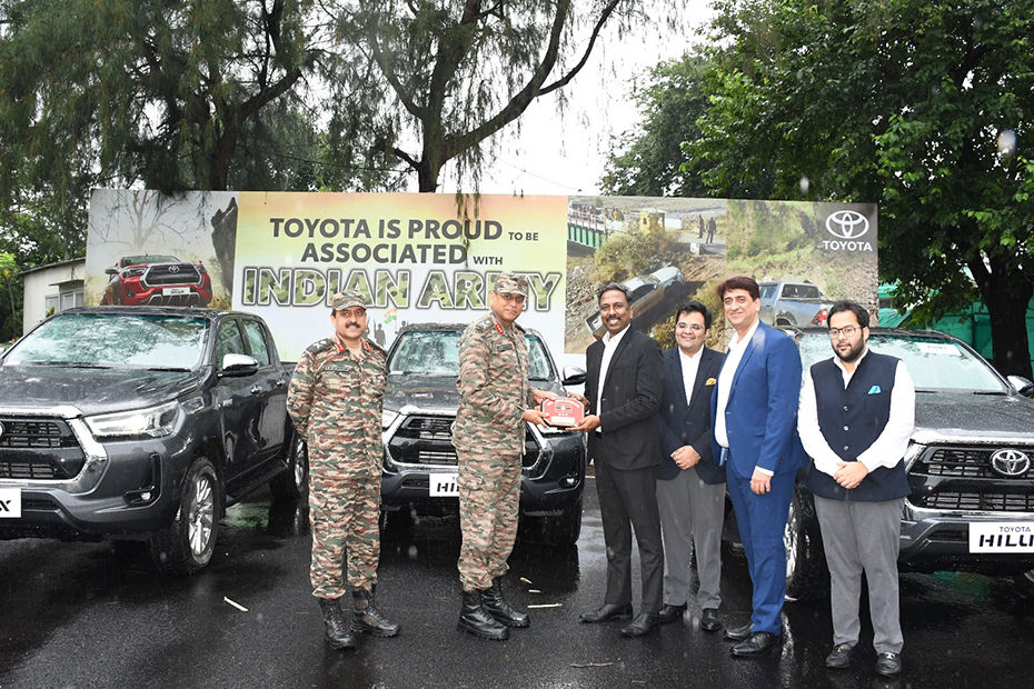Toyota Hilux inducted into the Indian Army fleet