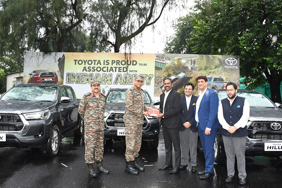Toyota Hilux inducted into the Indian Army fleet