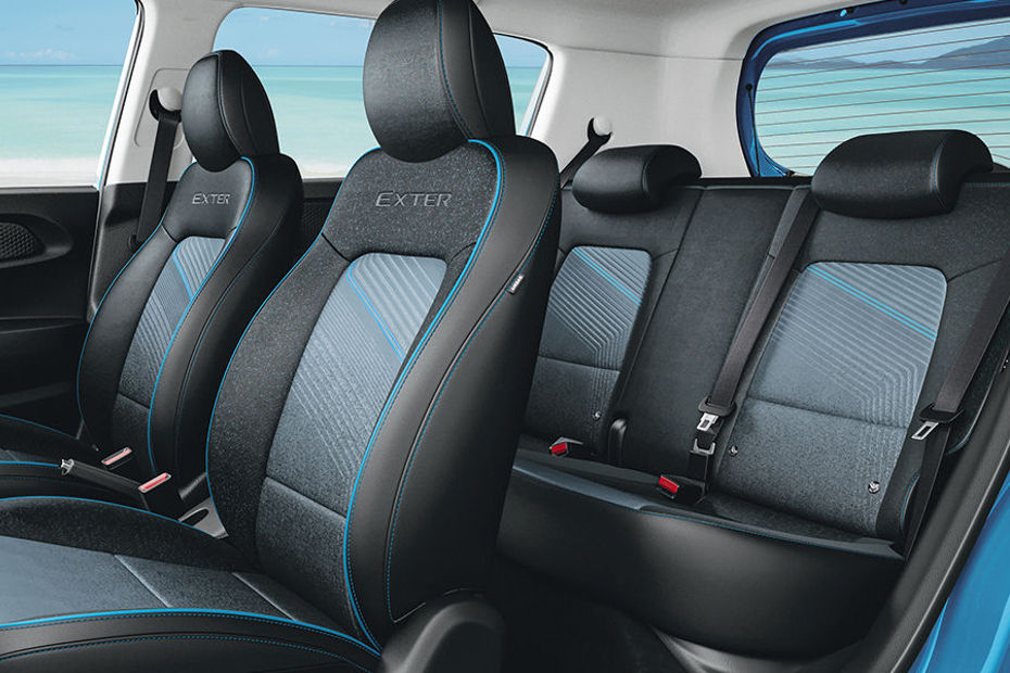 Hyundai Exter rear seats
