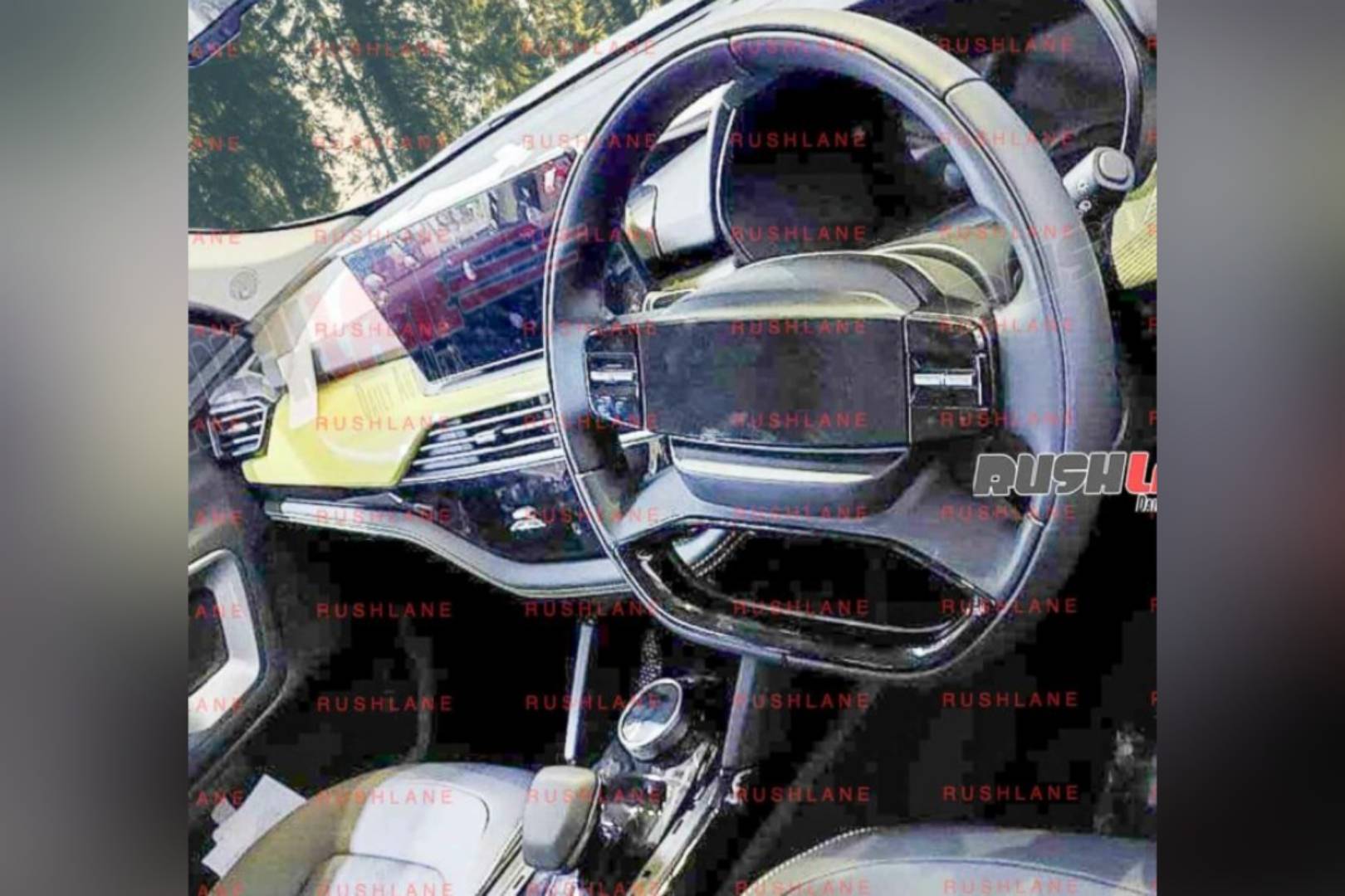 2024 Tata Safari Interior Spied Undisguised For The First Time