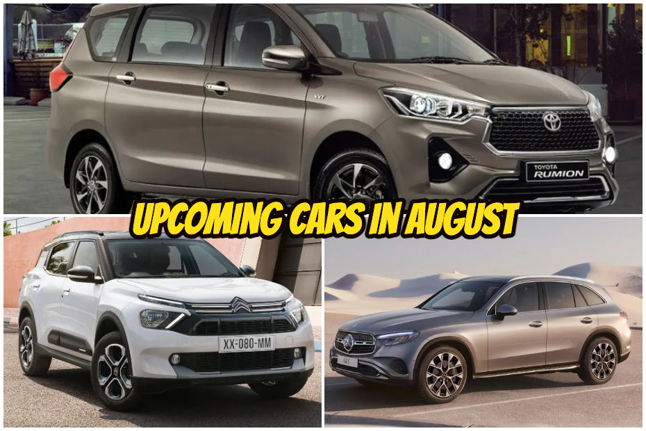 Upcoming cars august