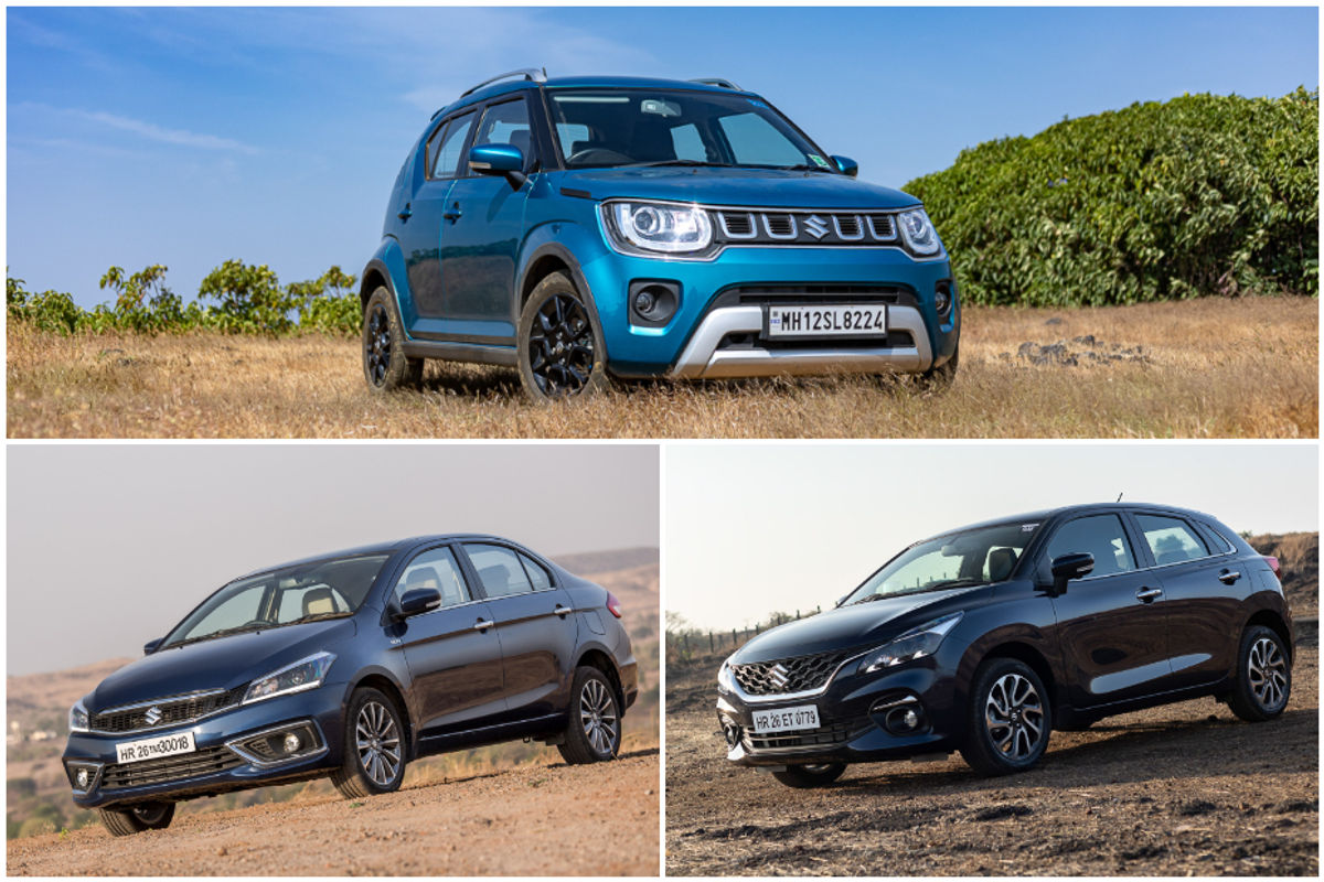 Maruti Ignis, Baleno and Ciaz