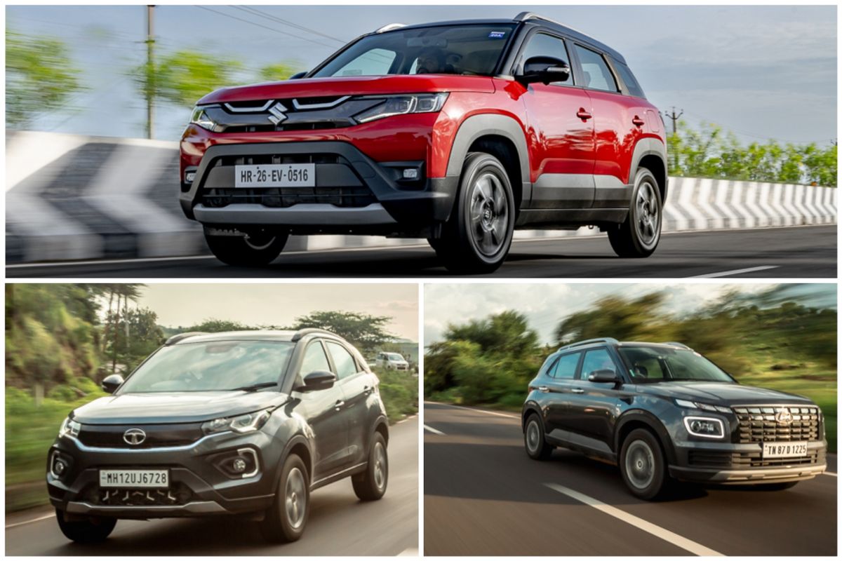 Maruti Brezza, Tata Nexon and Hyundai Venue Maruti Brezza, Tata Nexon and Hyundai Venue
