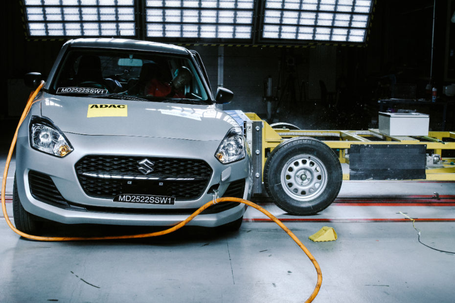 Maruti Swift Crash Test Maruti Swift Crash Test