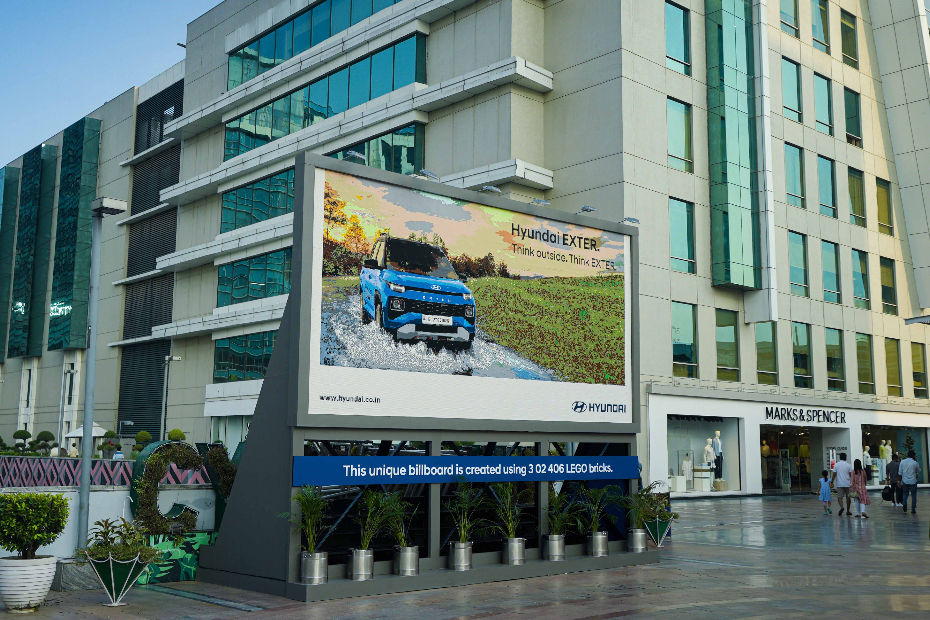 Hyundai Exter LEGO Billboard
