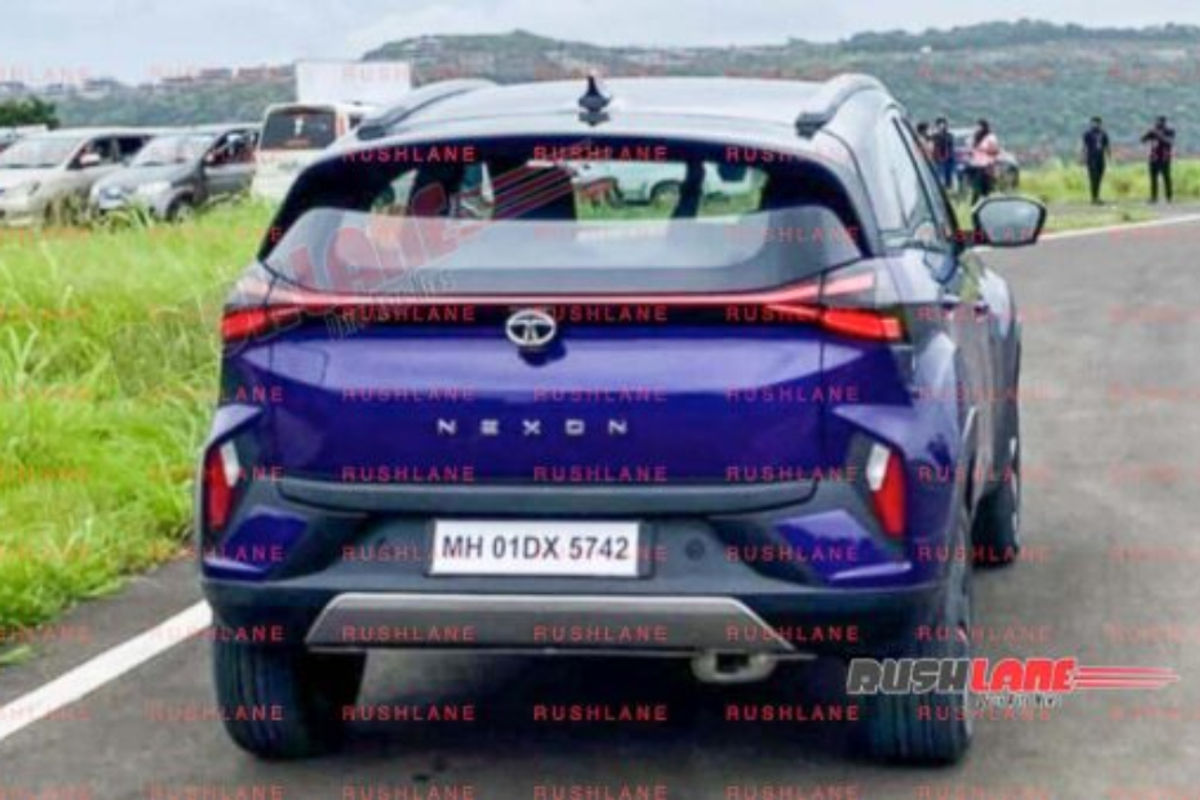 2023 Tata Nexon Rear Spied