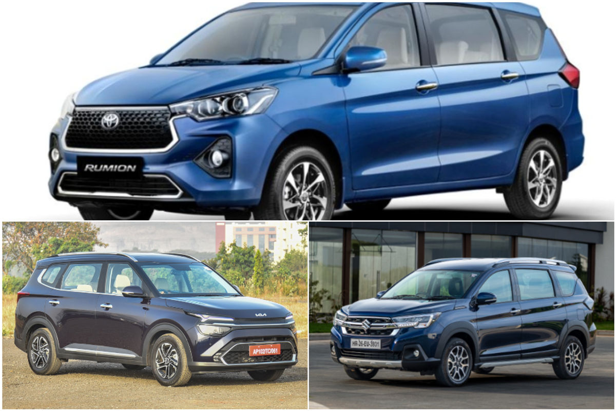 Toyota Rumion Vs Maruti XL6 Vs Kia Carens Toyota Rumion Vs Maruti XL6 Vs Kia Carens