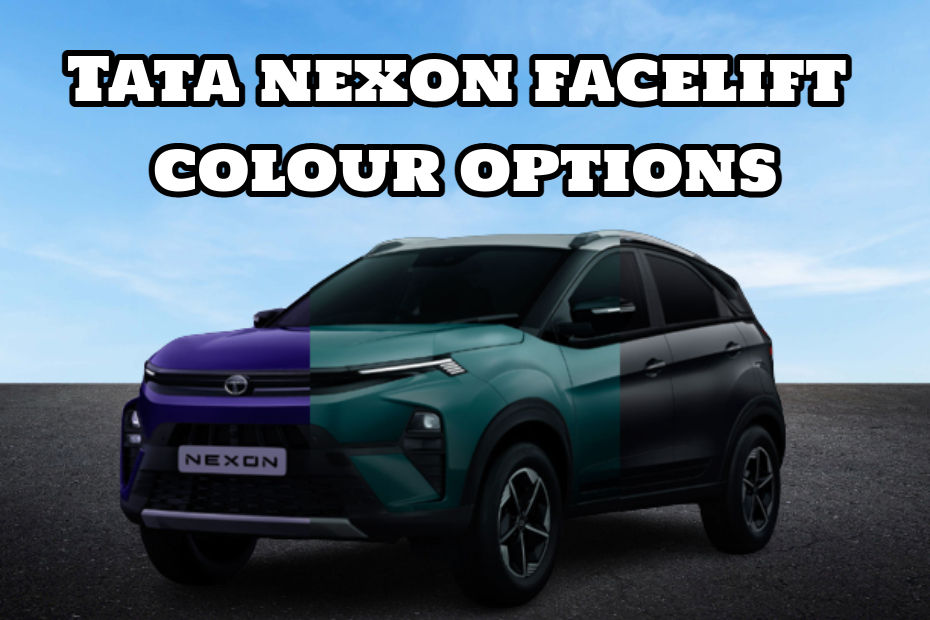 Tata Nexon Facelift Colour Options