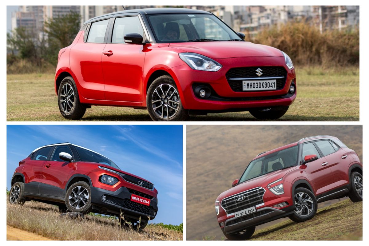 Maruti Swift, Hyundai Creta and Tata Punch